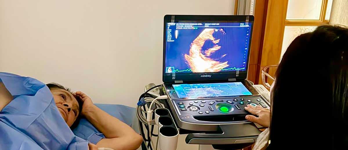 Procedimiento de ecocardiograma transtorácico